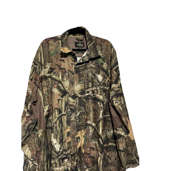 Redhead Men's Heavy Camo Button Down Long Sleeve Shirt  3XL - Picture 1 of 5
